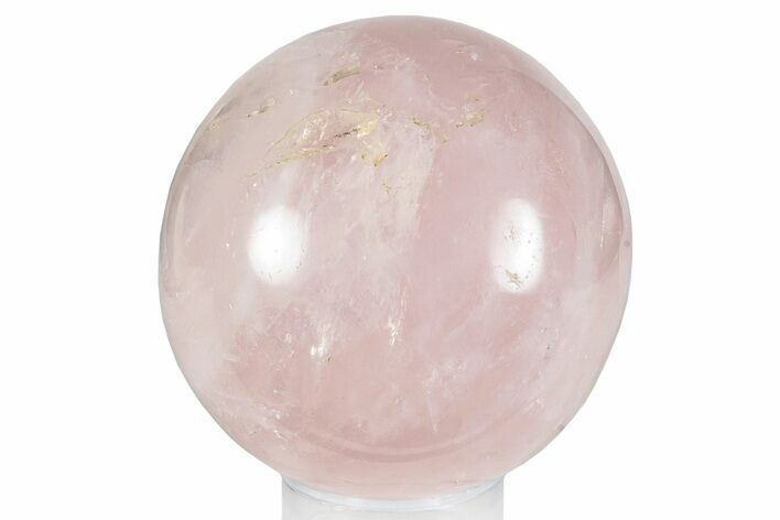 Polished Rose Quartz Sphere - Madagascar #260535